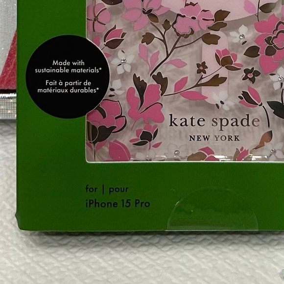 kate spade iphone 15 pro,   Protective Hard Shell Case w MagSafe for Apple - Picture 9 of 10